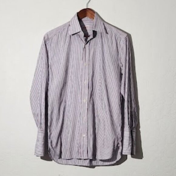 Guy Rover Men's Long Sleeve Dress Shirt Size 15 - Picture 1 of 6